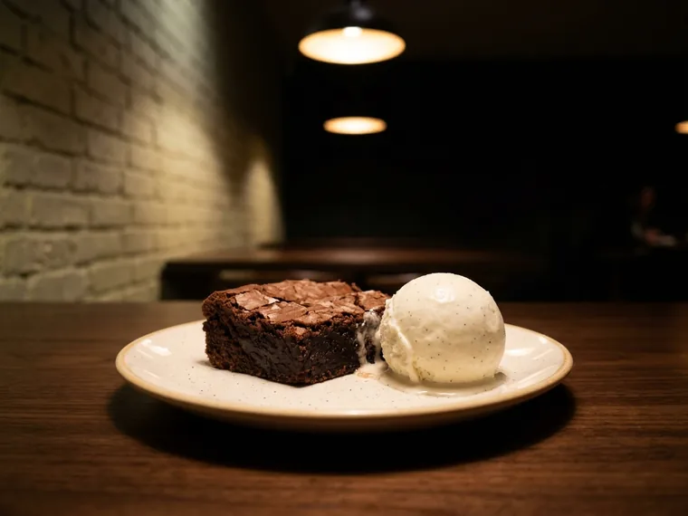 Brownie c/ Sorvete